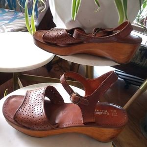 Vintage Wood Clogs